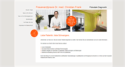 Desktop Screenshot of dr-christian-frank.de